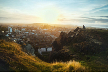 Arthur's Seat at sunrise