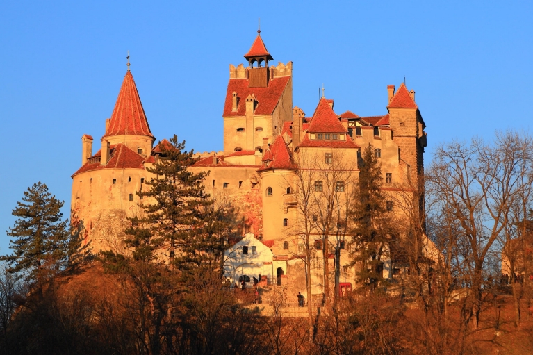 Bran Castle at sunset