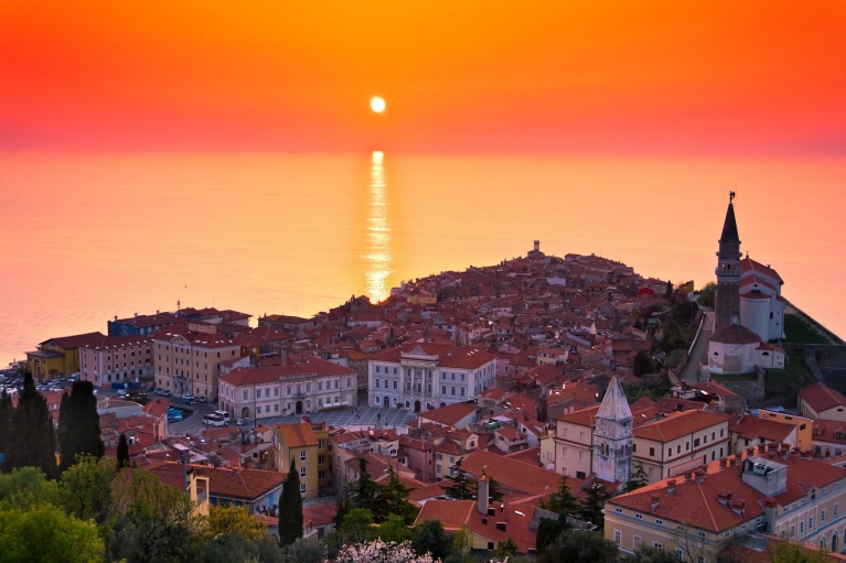 The picturesque coastal city of Piran