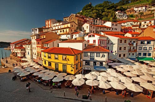 Colorful town in Spain