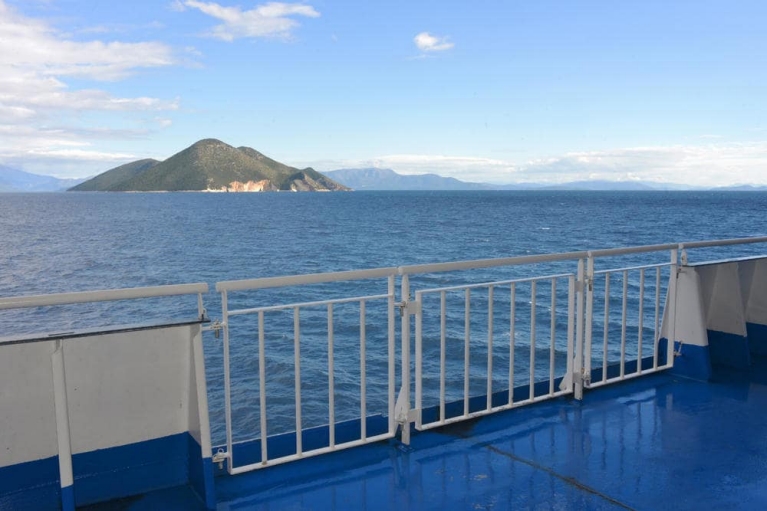 View from Superfast ferry between Patras and Bari